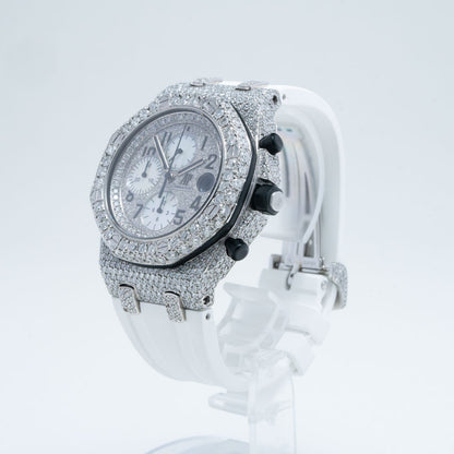 AUDEMARS PIGUET Bussdown Offshore Custom  White Strap