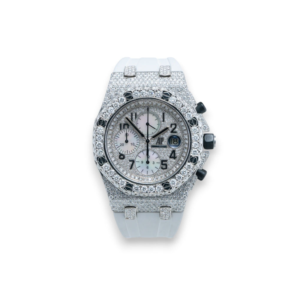 AUDEMARS PIGUET Bussdown Offshore Custom  White Strap