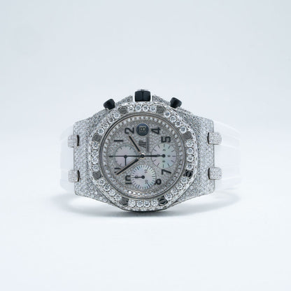 AUDEMARS PIGUET Bussdown Offshore Custom  White Strap