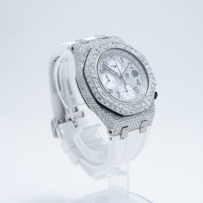 AUDEMARS PIGUET Bussdown Offshore Custom  White Strap